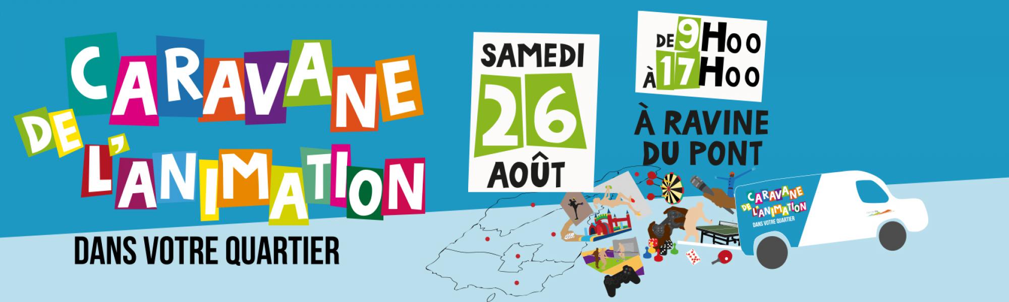 bandeau caravane de l'animation du samedi 26 août