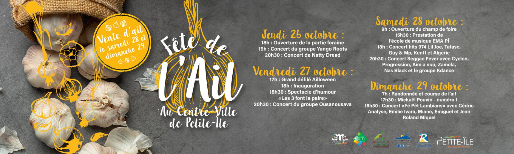 Bandeau fête de l'ail