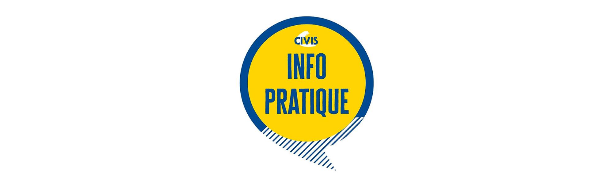 Bandeau communiqué de la civis 