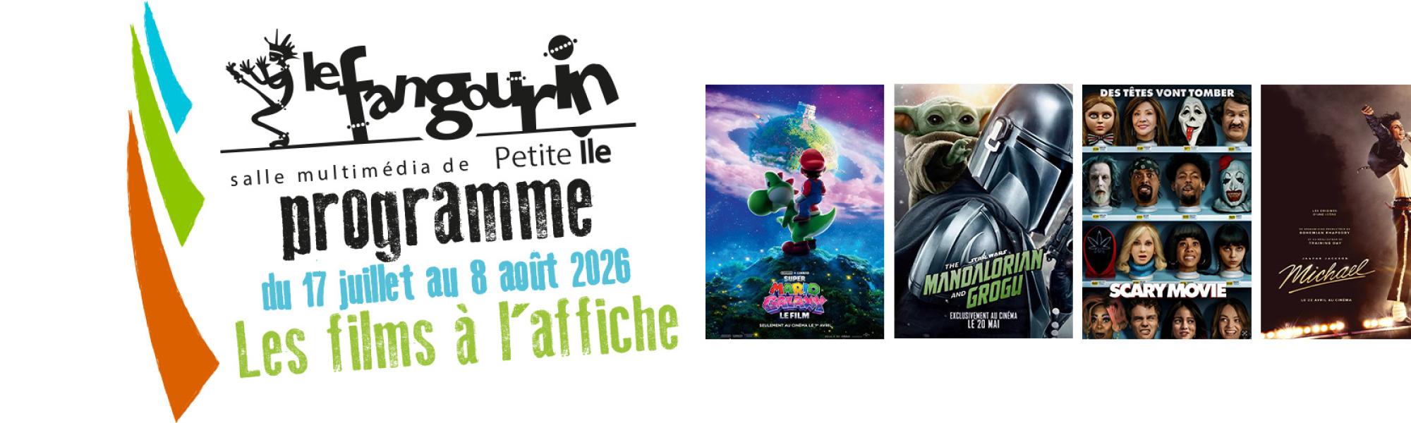 Bandeau programme cinéma du 17 juillet au 8 août 2026