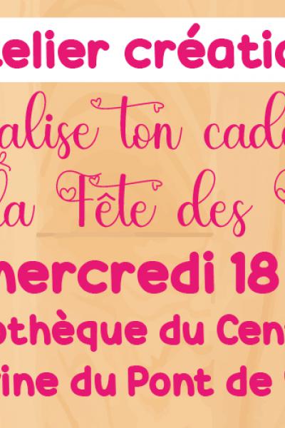 Bandeau atelier création pour la fête des mères