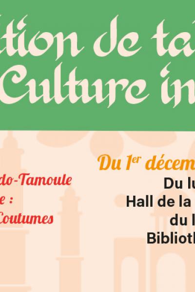 Bandeau exposition sur la culture Indienne
