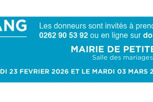 Don du sang du 23/02/26 et 3/03/2026